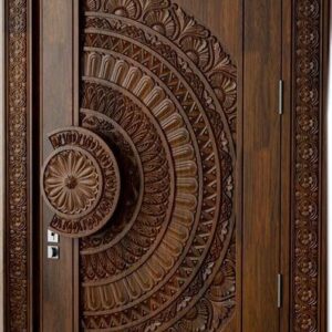 Big Wooden Door With Frame